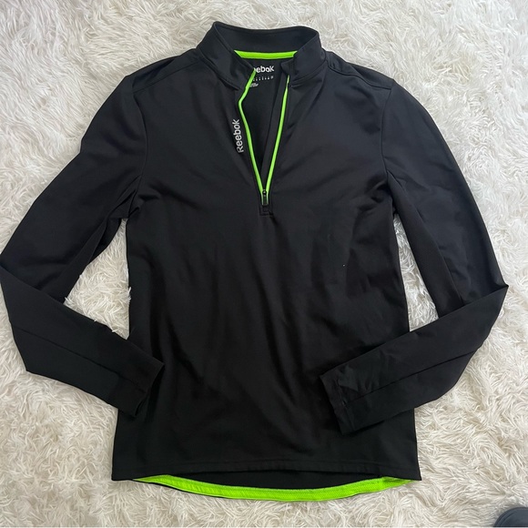 Reebok Spandex Running Quarter Zip - Picture 1 of 5